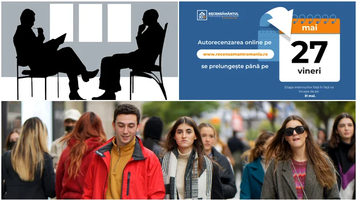 Faza a doua din Recensământ 2022 va implica discuții cu recenzori. Foto: colaj Click