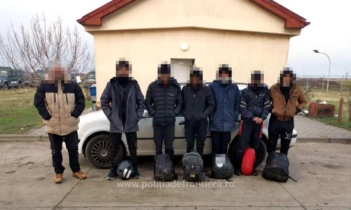 Migranţi FOTO Poliţia de Frontieră