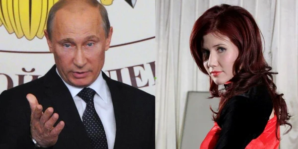 Anna Chapman si Vladimir Putin
