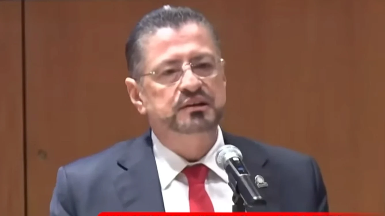 Chaves cere eliberarea „emisferei de comunişti”.  FOTO captură video TouTube Television Costa Rica