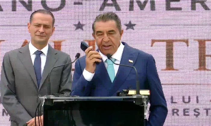 trimiul lui trump dicutie cu Nicusor Dan captuta fb Daniel Baluta png