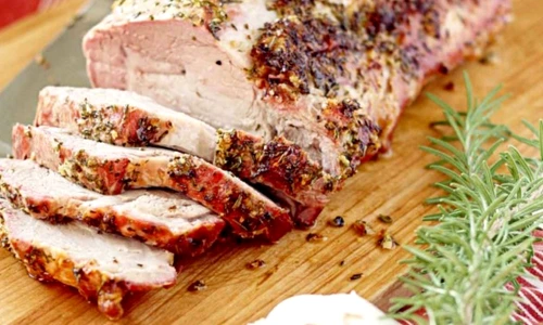 pulpa de porc la cuptor rozmarin usturoi jpeg