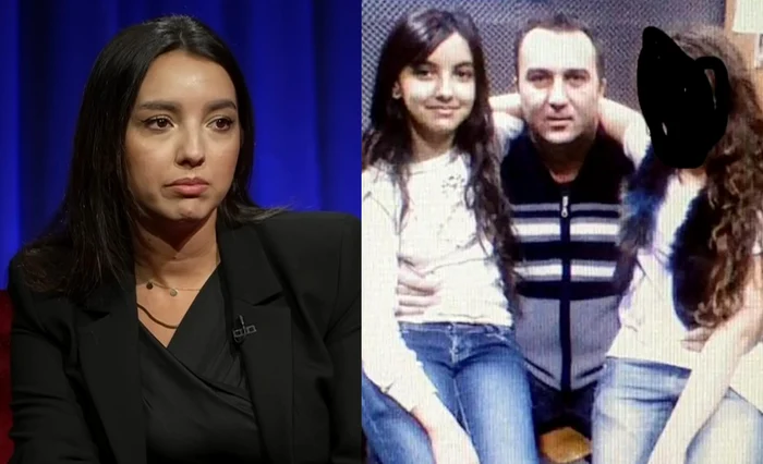 Alexandra Matei și profesorul de la Liceul Dinu Lipatti / foto: colaj captură video/Facebook