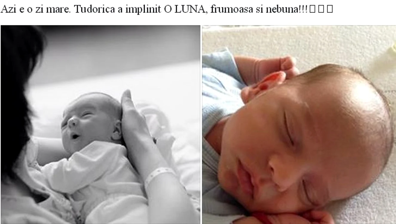 raluca arvat fiul tudor 1 luna jpeg