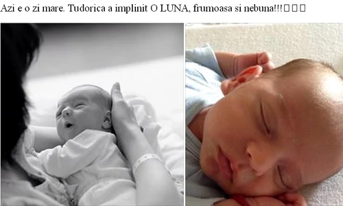 raluca arvat fiul tudor 1 luna jpeg