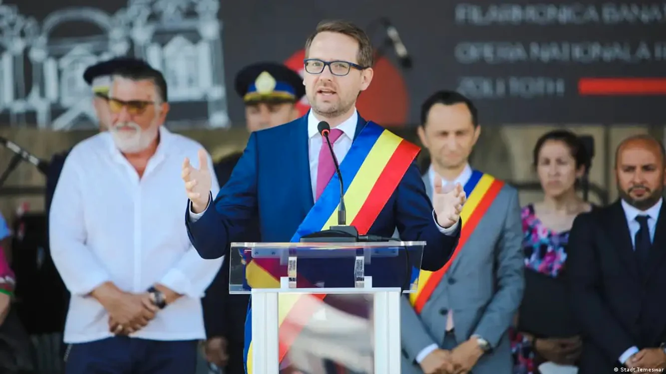 Primarul Timişoarei, Dominic Fritz, ţinta unui atac concertat AUR-PSD, scrie FAZ