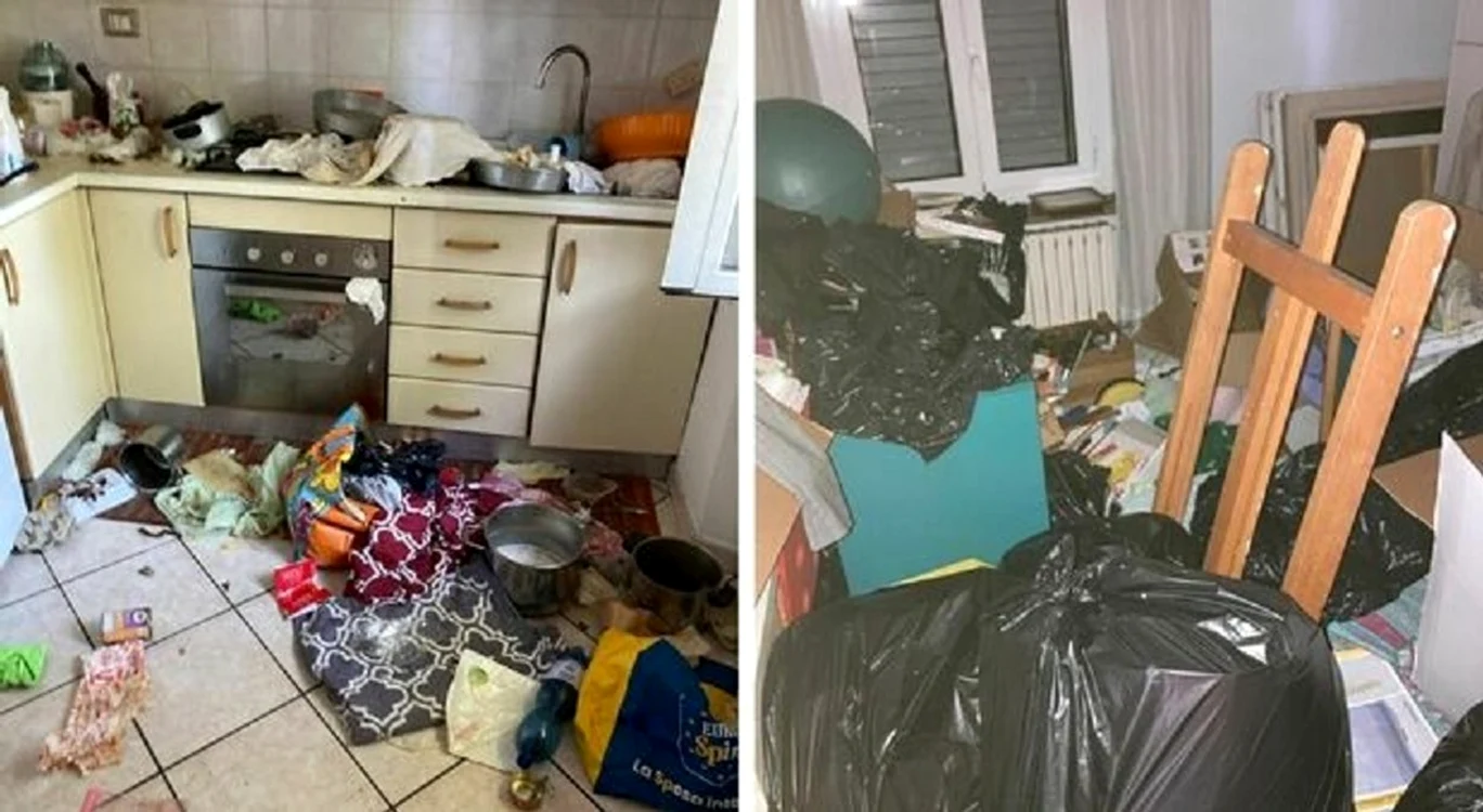 Casa era un focar de infecție