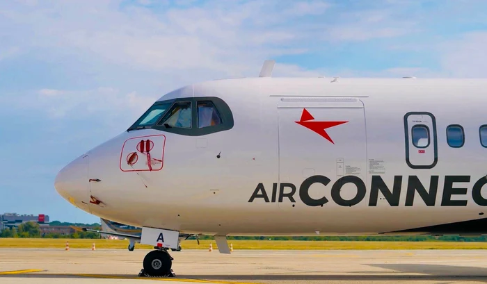 Primul zbor Timișoara-Constanța a fost efectuat de Air Connect FOTO AIT