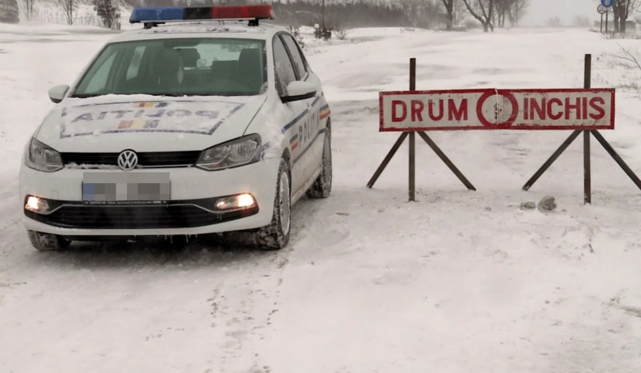Drumuri închise circulației la Botoșani FOTO botosaneanul.ro