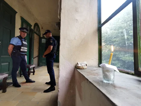 Locul crimei de la Timișoara FOTO Ștefan Both