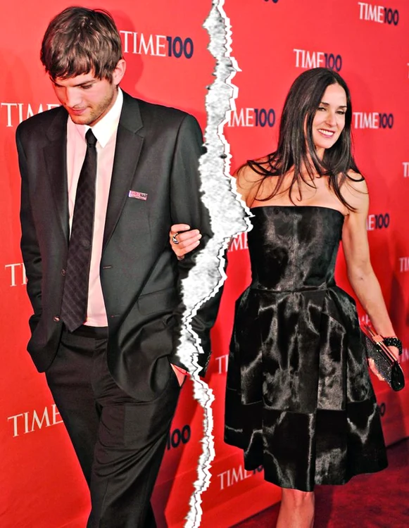 Demi Moore şi Ashton Kutcher (foto: afp)