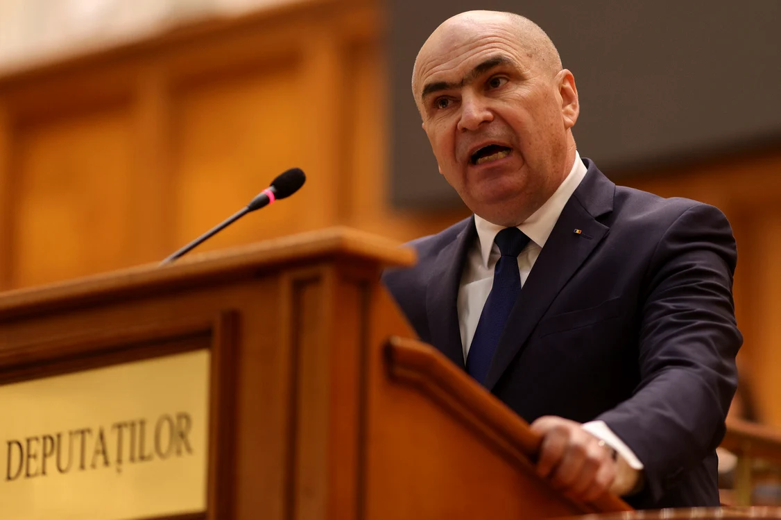 Bolojan în timpul discursului. FOTO: Inquam Photos/Octav Ganea