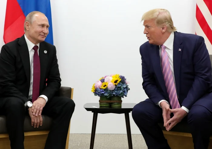 Vladimir Putin și Donald Trump FOTO: EPA-EFE