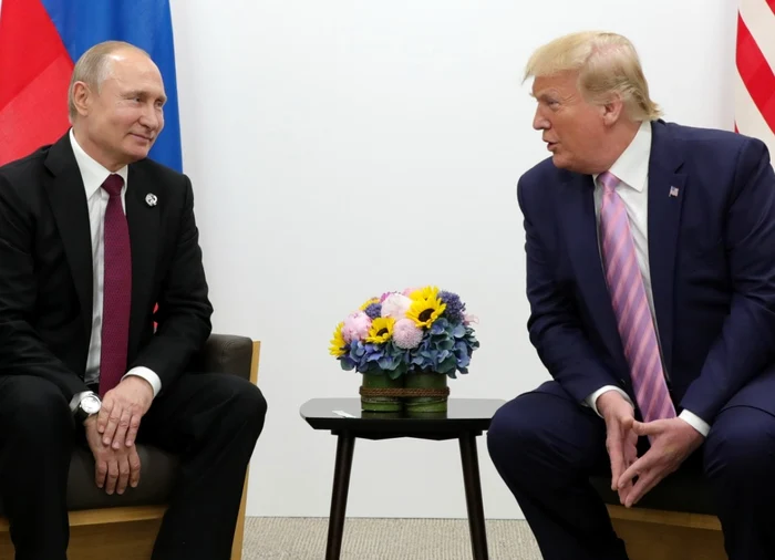 Donald Trump și Vladimir Putin FOTO: EPA-EFE