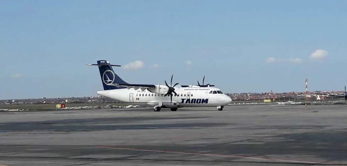 Aeronava companiei Tarom din direcţia Iaşi a aterizat pe Aeroportul Timişoara FOTO Both