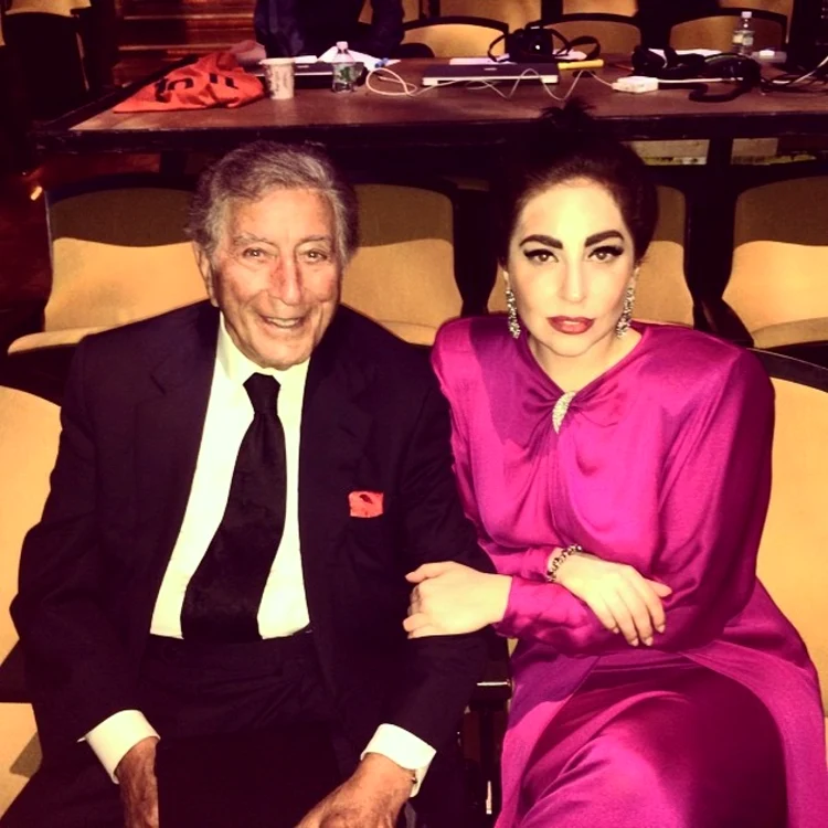 Tony Bennett, alături de Lady Gaga FOTO Arhivă personală/ Facebook