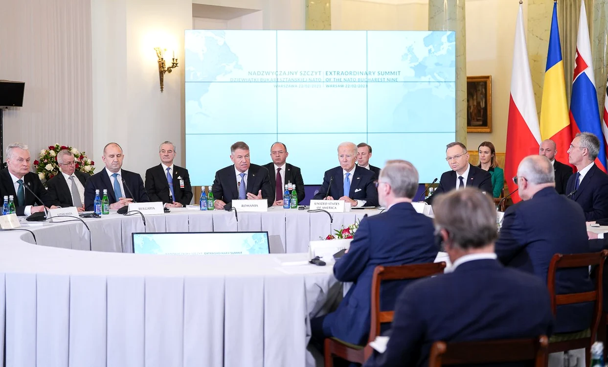 Summitul B9 de la Varșovia FOTO Profimedia 