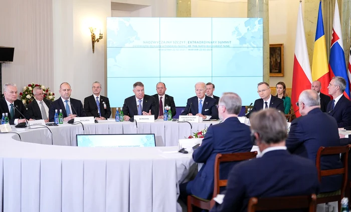 Summitul B9 de la Varșovia FOTO Profimedia