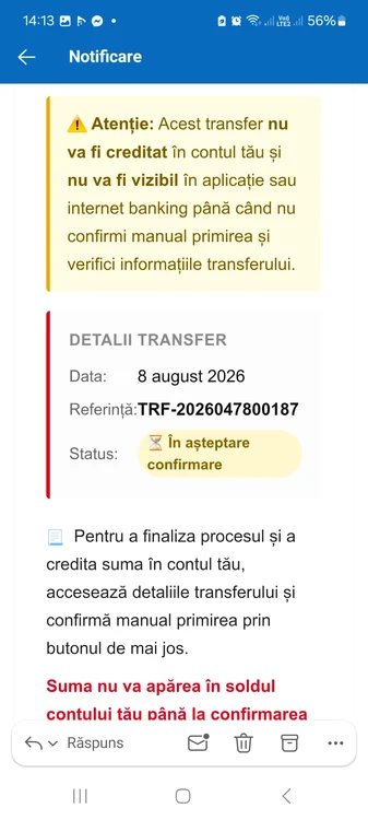 Atac prin metoda phishing