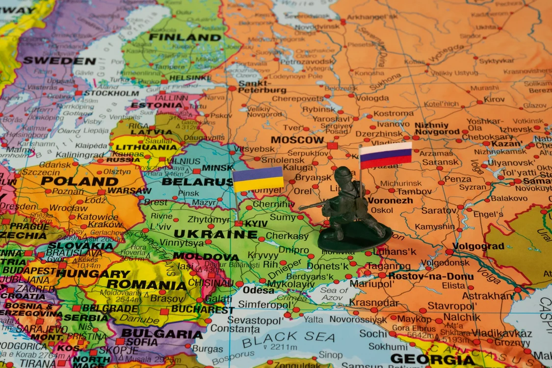 Hartă Rusia, Ucraina, România
