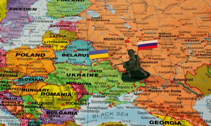 Conflict Rusia Ucraina România hartă FOTO Shutterstock