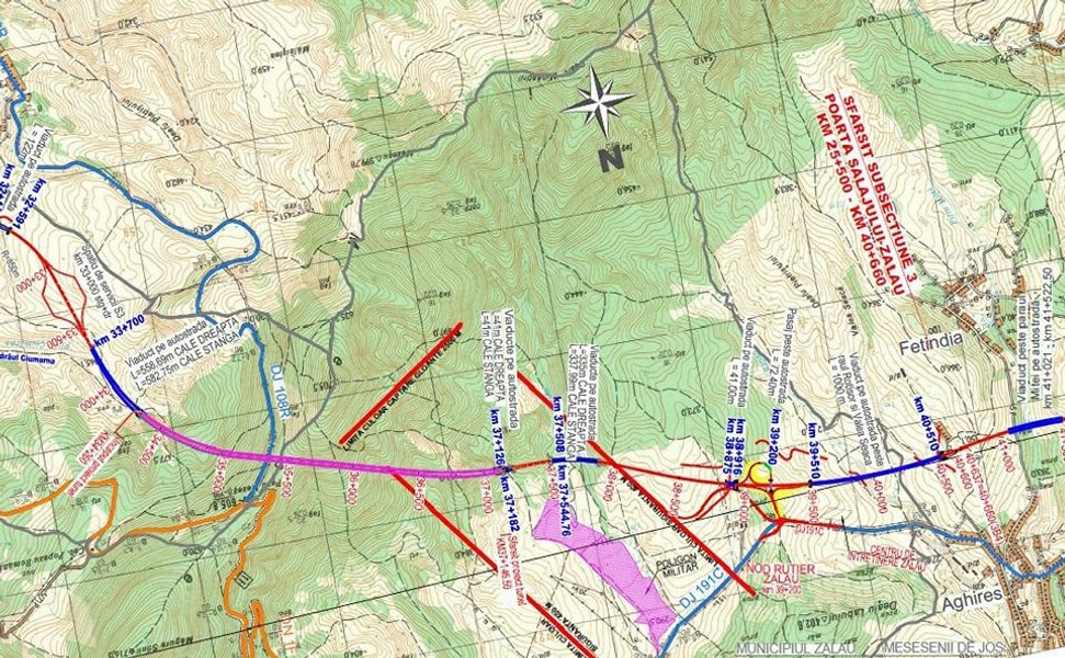 Autostrada Transilvania: interes major pentru construcţia sectorului care cuprinde tunelul Meseș
