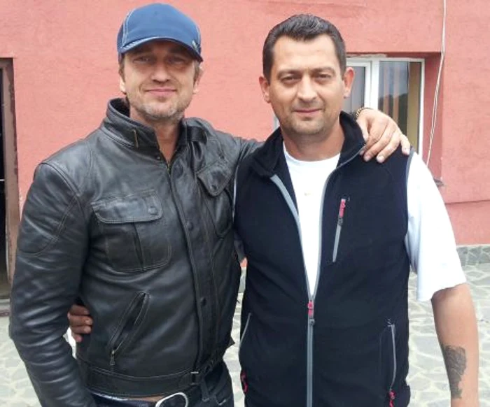 Gerard Butler şi Sorin Batcu, cabanierul de la Babele