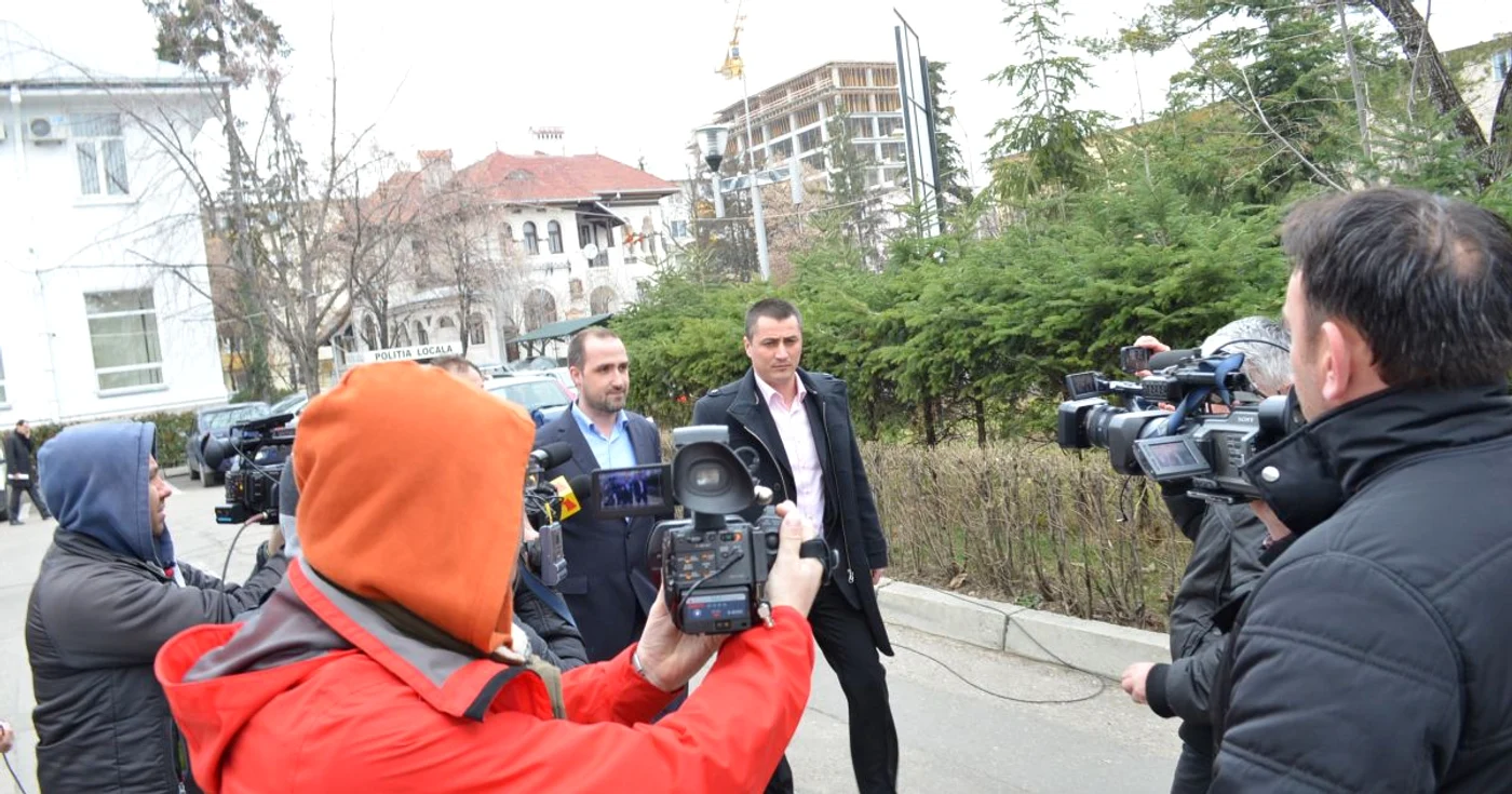 Cristian Cioacă s-a prezentat la Curtea de Apel Piteşti                                   FOTO Laurenţiu Ionescu