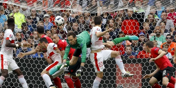 Euro 2016 Albania - Elveţia FOTO AP