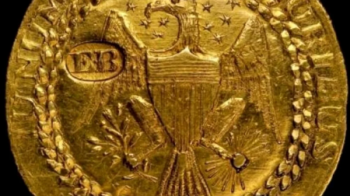 Prima monedă emisă în SUA, vândută la licitaţie cu 4,5 milioane de dolari jpeg