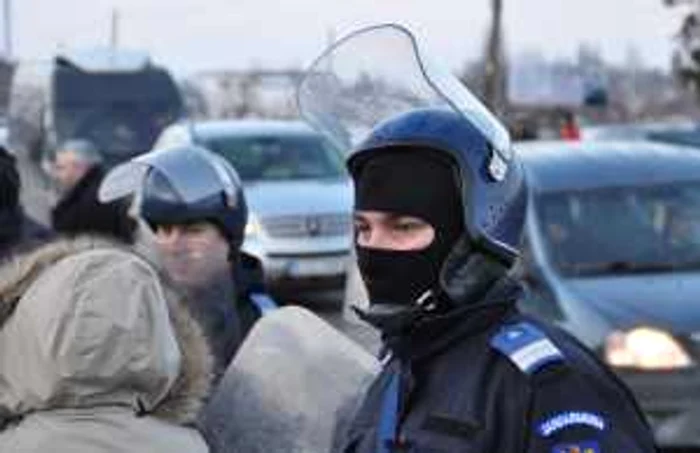 Protest la Nicolae Bălcescu