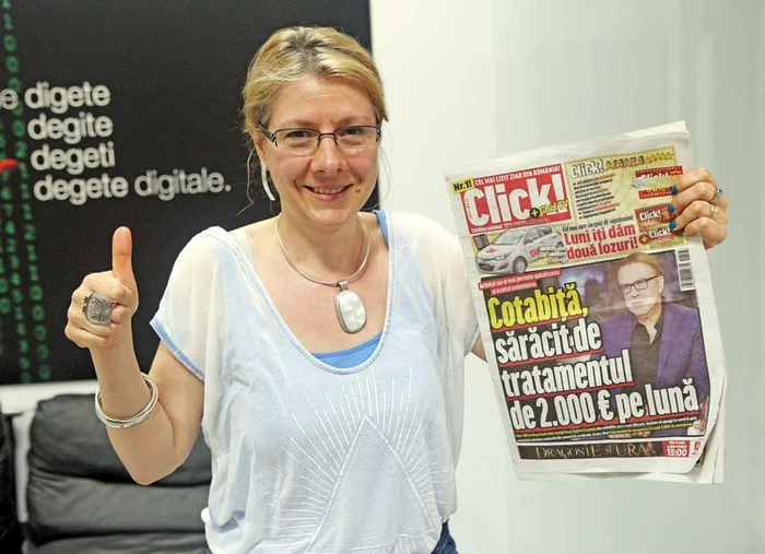 Dana Pană a câştigat 1.000 de lei la Click!MANIAFoto: Click!