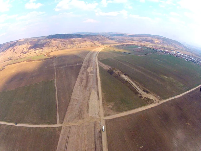 Autostrada prinde contur la Sebeş. Foto: Edi Schneider