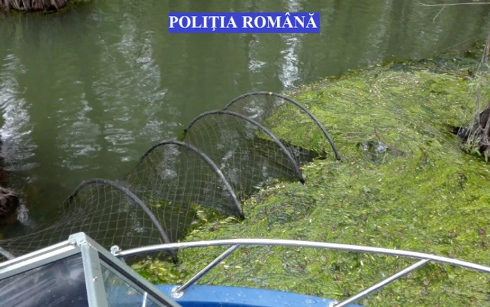 Plasele de pescuit folosite de pescari erau folosite ilegal Foto: IPJ Brăila