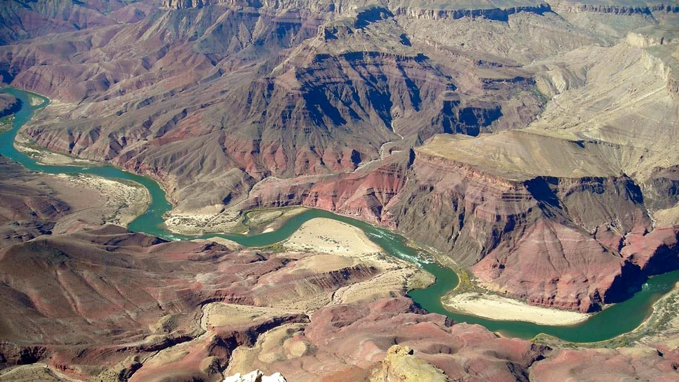 Râul Green izvorăște din Wyoming și se varsă în râul Colorad FOTO: X/ @GrandCanyonNPS