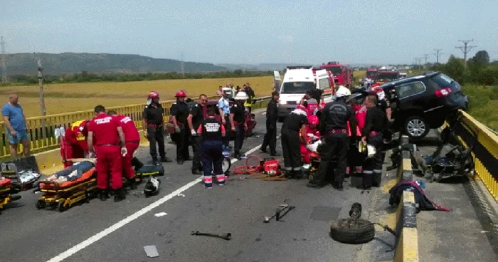 Trei femei şi-au pierdut viaţa în accident FOTO ISU Brasov