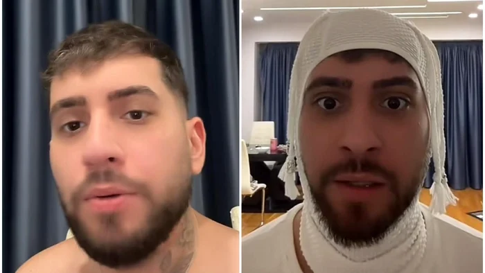 Fulgy a amenințat într-un live că va arunca în aer blocul în care locuiește. Foto: TikTok