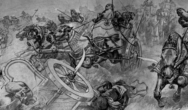 Calendar 1 octombrie: 331 î Hr    Bătălia de la Gaugamela: Victoria decisivă a lui Alexandru cel Mare împotriva Imperiului Ahemenid jpeg