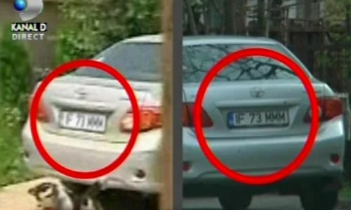 Cătălina a fost surprinsă la volanul automobilului Mădălinei Manole (Foto: captură video Kanal D) jpeg