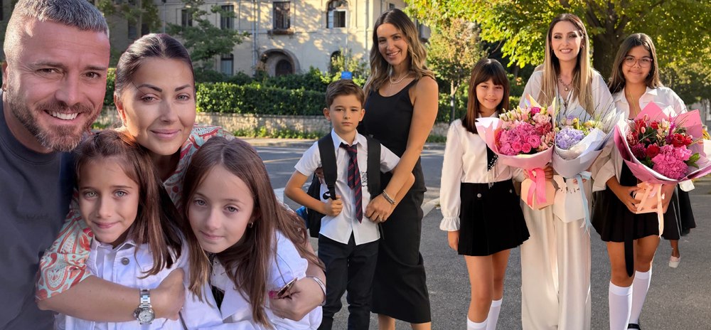 A sunat clopoțelul și pentru copiii vedetelor! Alex Ciucu și Alina Sorescu s-au revăzut în prima zi de școală: „Emoții care rămân o viață!”