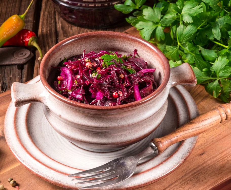 56200686   spicy red cabbage sauerkraut jpeg