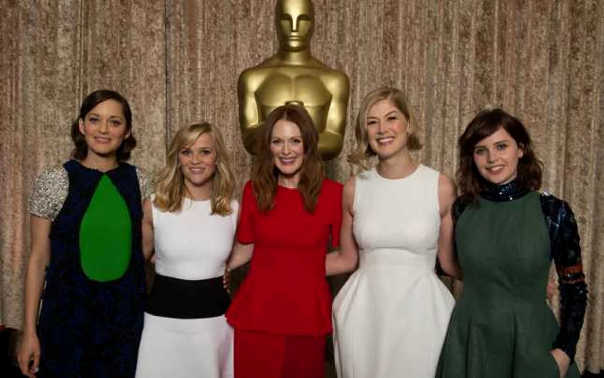 Marion Cotillard, Reese Witherspoon, Julianne Moore, Rosamund Pike şi Felicity Jones, vedetele nominalizate la categoria Cea mai bună actriţă în rol principal, la Oscar 2015 FOTO oscar.org