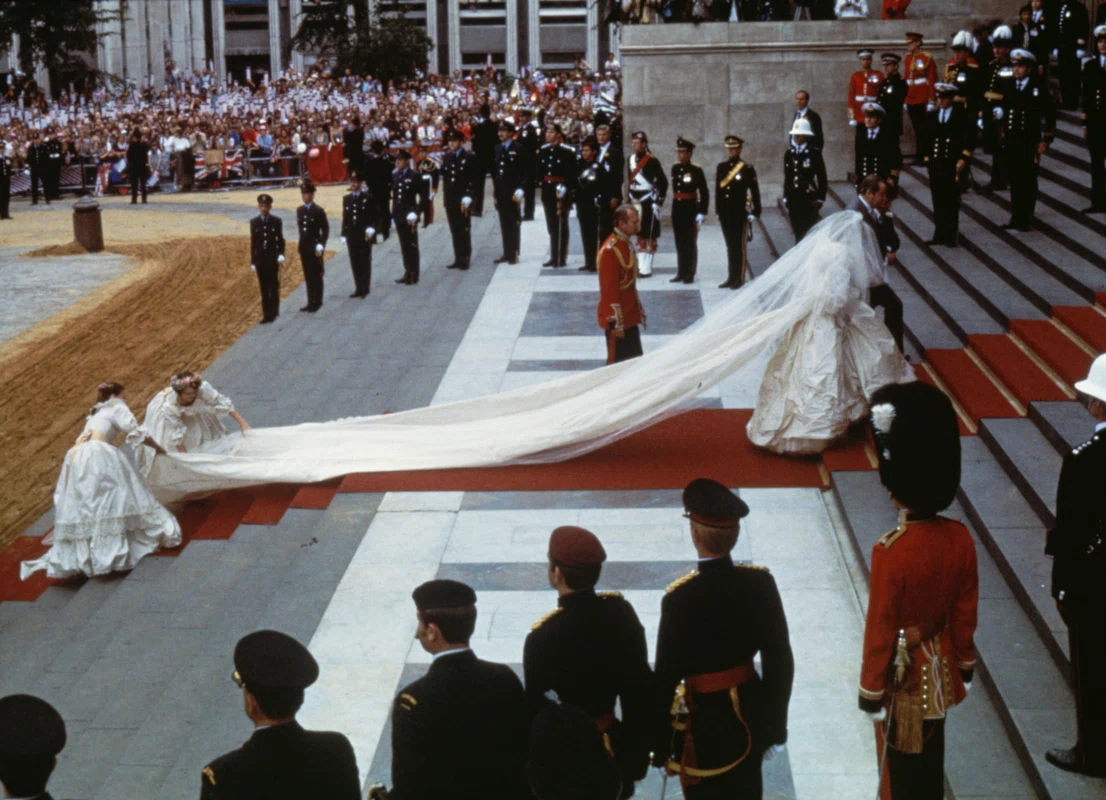 nunta Prinţesei Diana cu Prinţul Charles, din 1981. FOTO: Getty Images