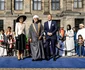 Regina Maxima, Sultanul Omanului, Regele Willem Alexander. FOTO: Casa Regală olandeză