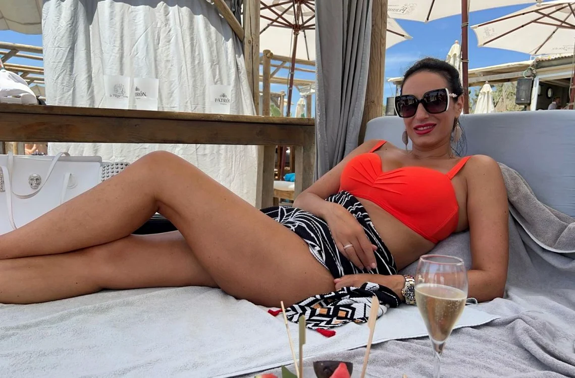 Irina Deleanu, într-o imagine de vacanță