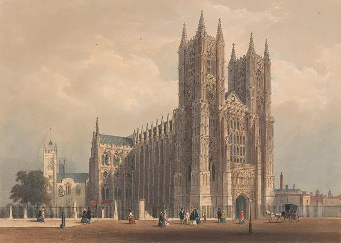Westminster Abbey. FOTO reprezentare PickenThomas Ritualist - polona.pl Wikipedia