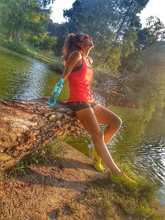 Carmen Brumă a savurat din plin alergarea în aer liber, după atâta timp