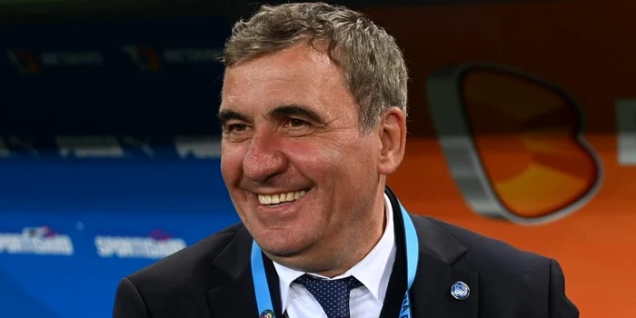Gica Hagi zâmbește după ce Farul a scăpat de ultimul loc în Superliga. Foto Sportpictures