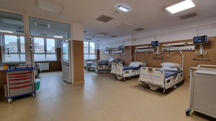 Secția de terapie intensivă pentru tratamentul pacienților cu afecțiuni cardiace. Foto: CJ Hunedoara