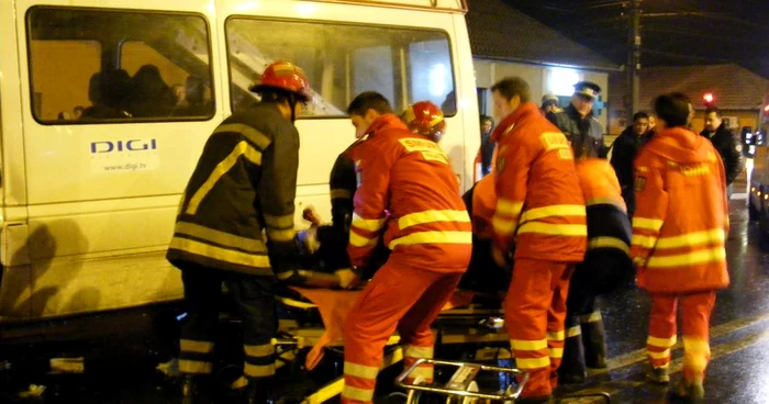 Poliţiştii au făcut cercetări la locul accidentului